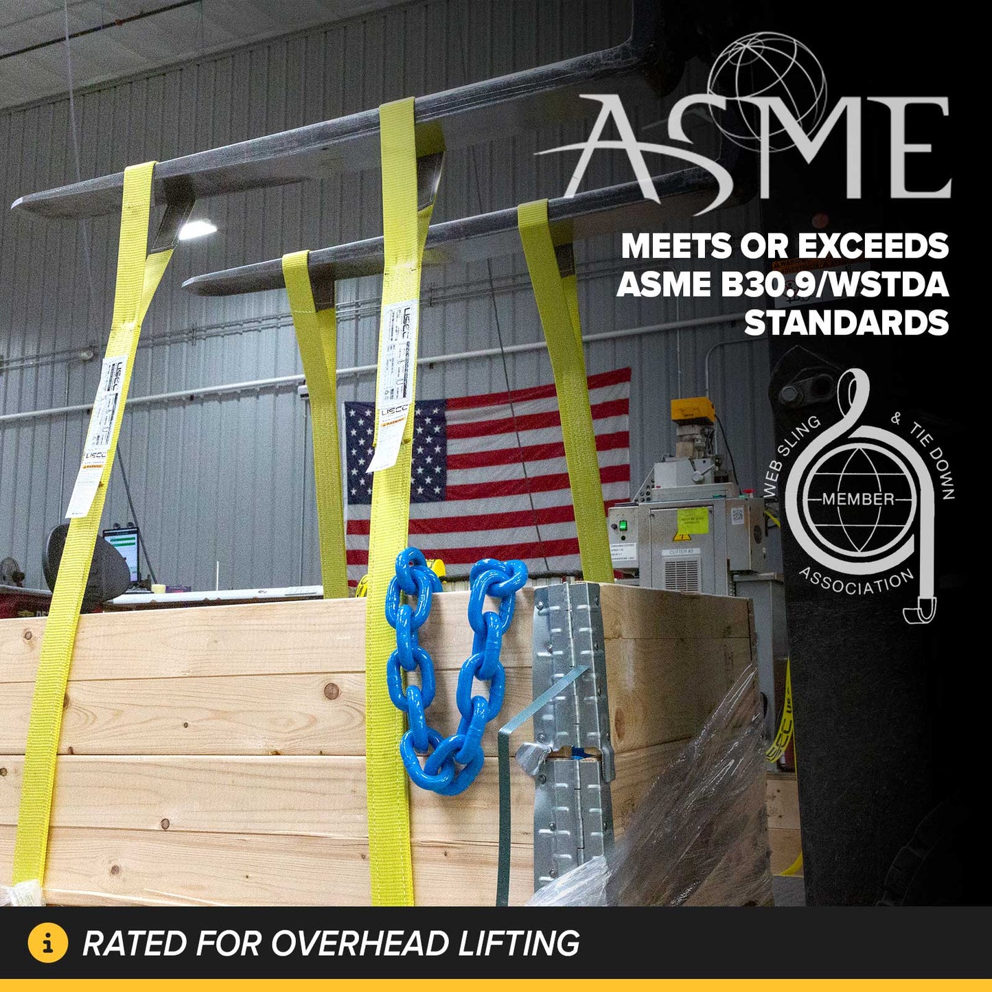 Nylon Lifting Sling - Straight Eye & Eye | Reinforced Eyes - 3" x  10' - 4-ply