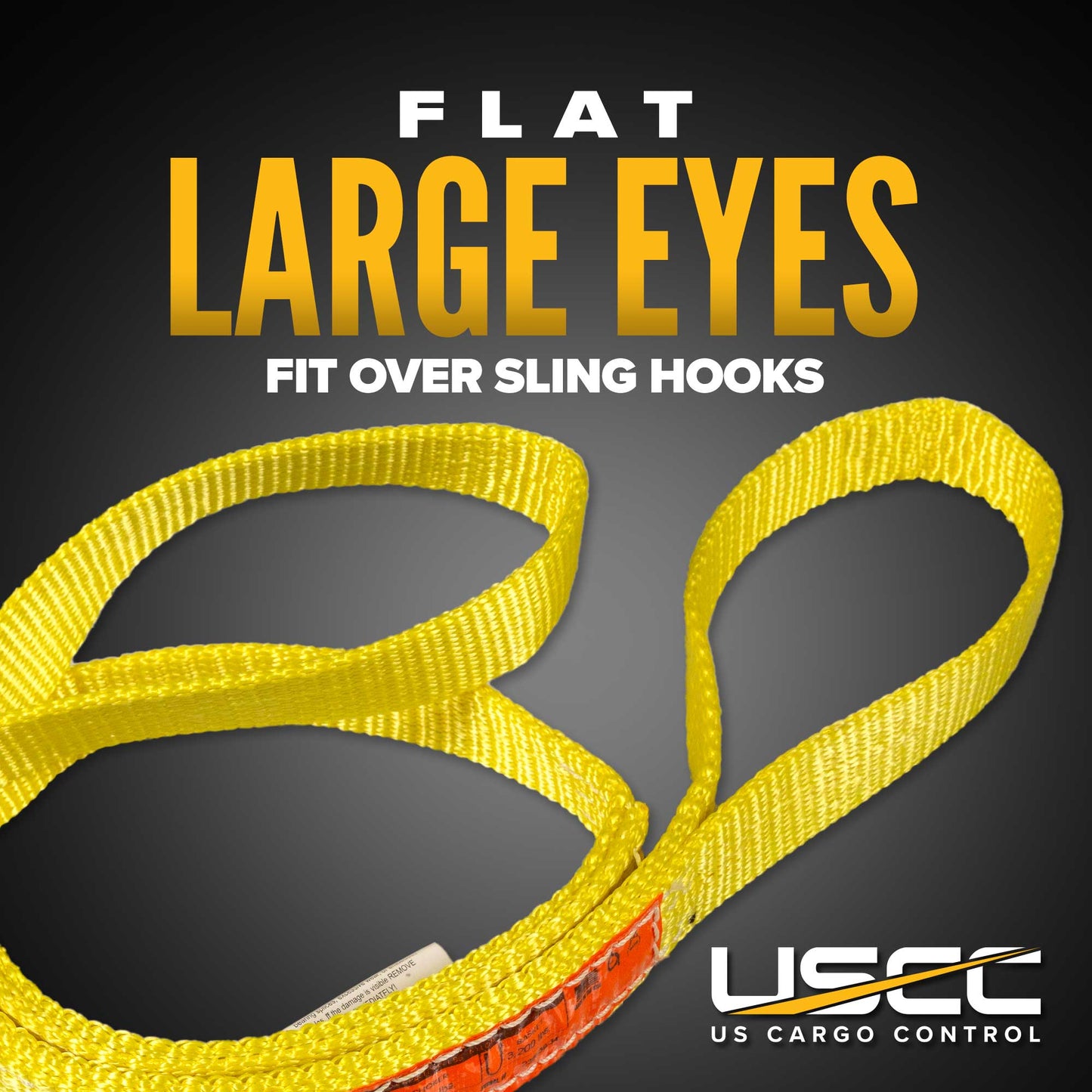 Nylon Lifting Sling - Straight Eye & Eye - 1" x  8' - 2-ply