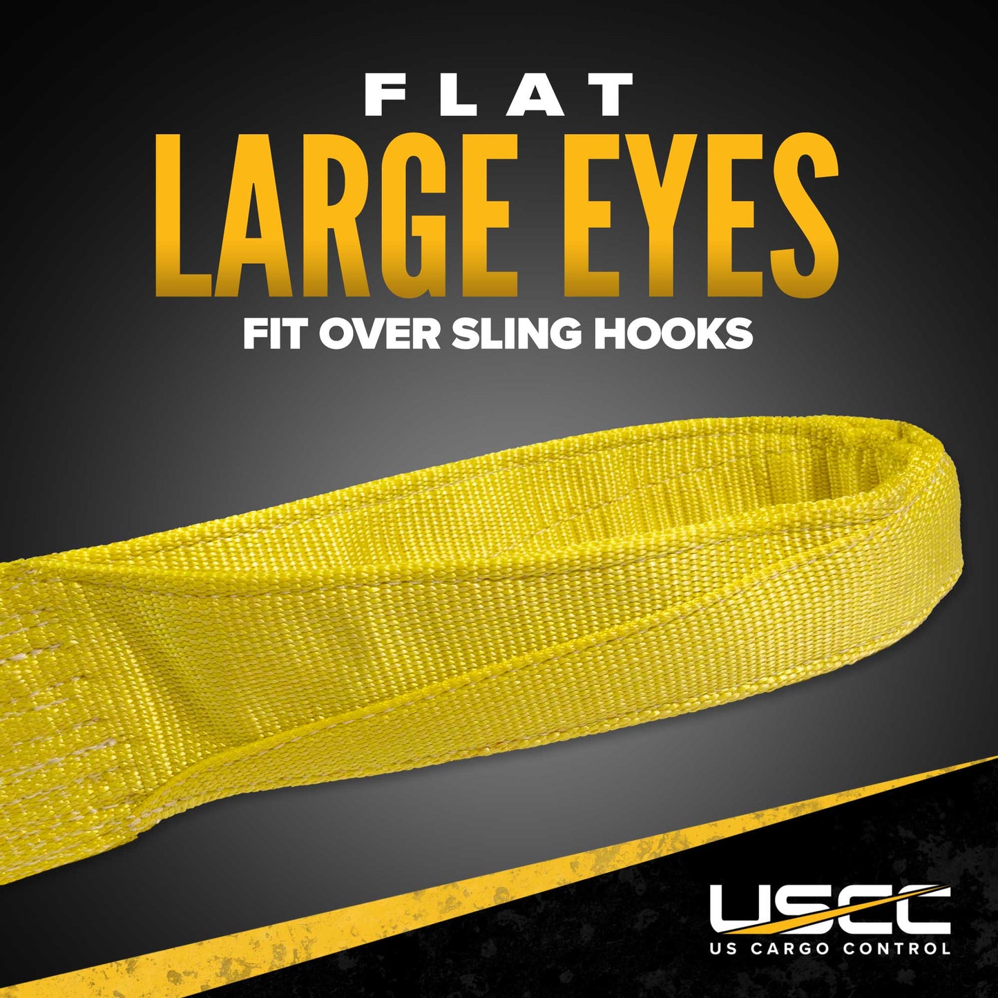Nylon Lifting Sling - Straight Eye & Eye - 4" x  6' - 2-ply