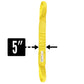Nylon Lifting Sling - Straight Eye & Eye - 5" x  14' - 3-ply