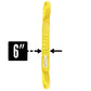 Nylon Lifting Sling - Straight Eye & Eye - 6" x  30' - 2-ply