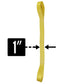 Nylon Lifting Sling - Straight Eye & Eye - 1" x  4' - 4-ply