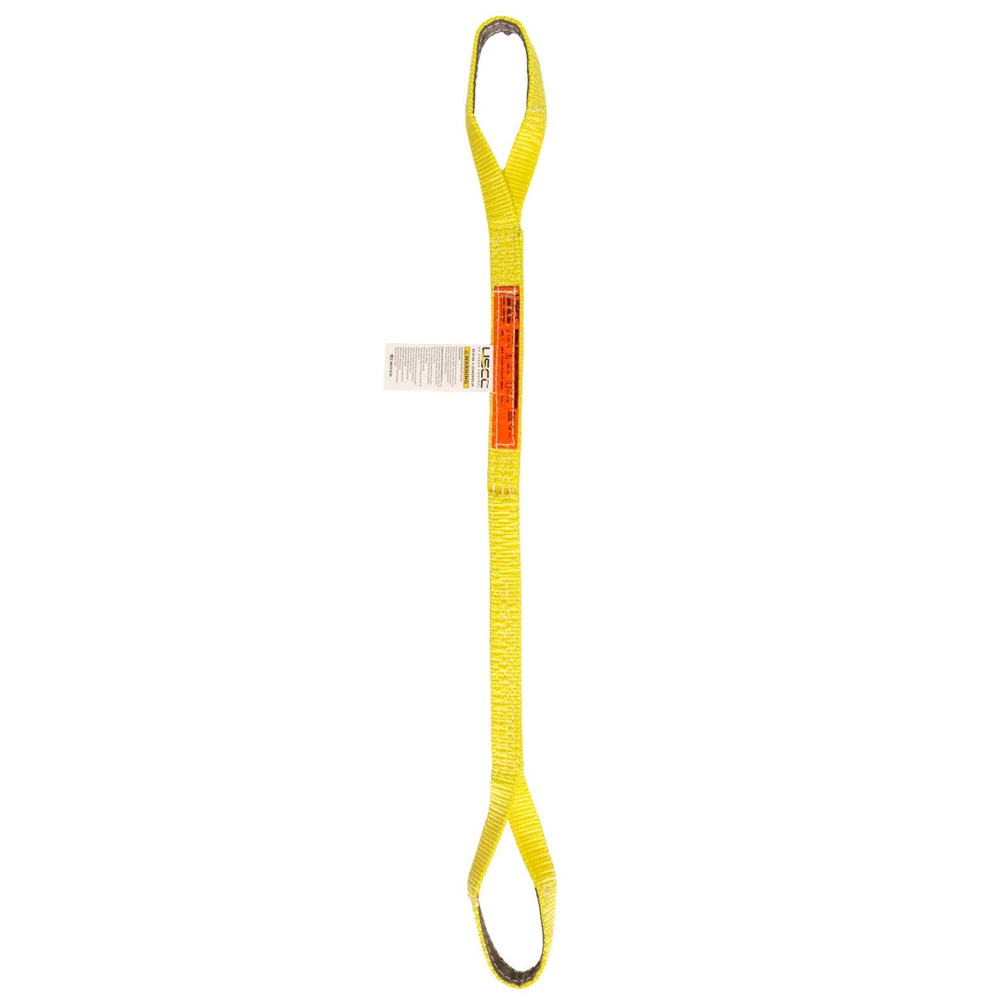 Nylon Lifting Sling - Twisted Eye & Eye | Reinforced Eyes - 2" x  20' - 3-ply