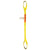 Nylon Lifting Sling - Twisted Eye & Eye | Reinforced Eyes - 1