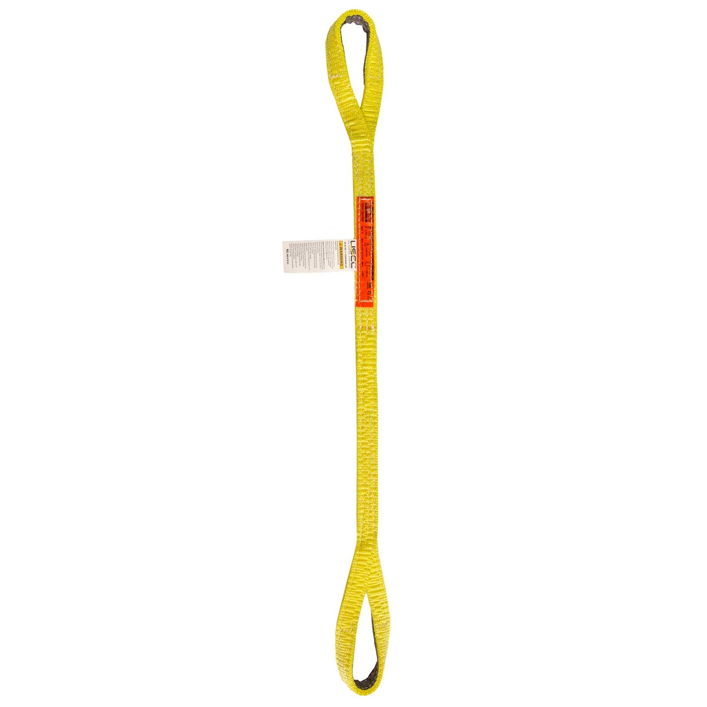 Nylon Lifting Sling - Twisted Eye & Eye | Reinforced Eyes - 2" x  4' - 4-ply