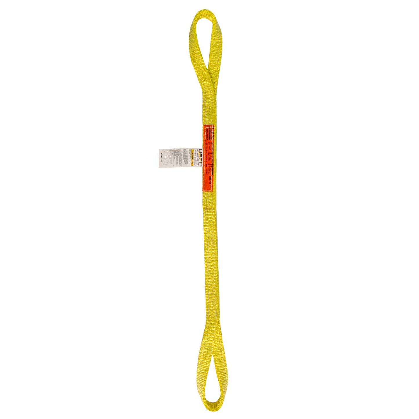 Nylon Lifting Sling - Twisted Eye & Eye - 2" x  3' - 4-ply