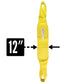 Nylon Lifting Sling - Twisted Eye & Eye | Reinforced Eyes - 12" x  24' - 3-ply