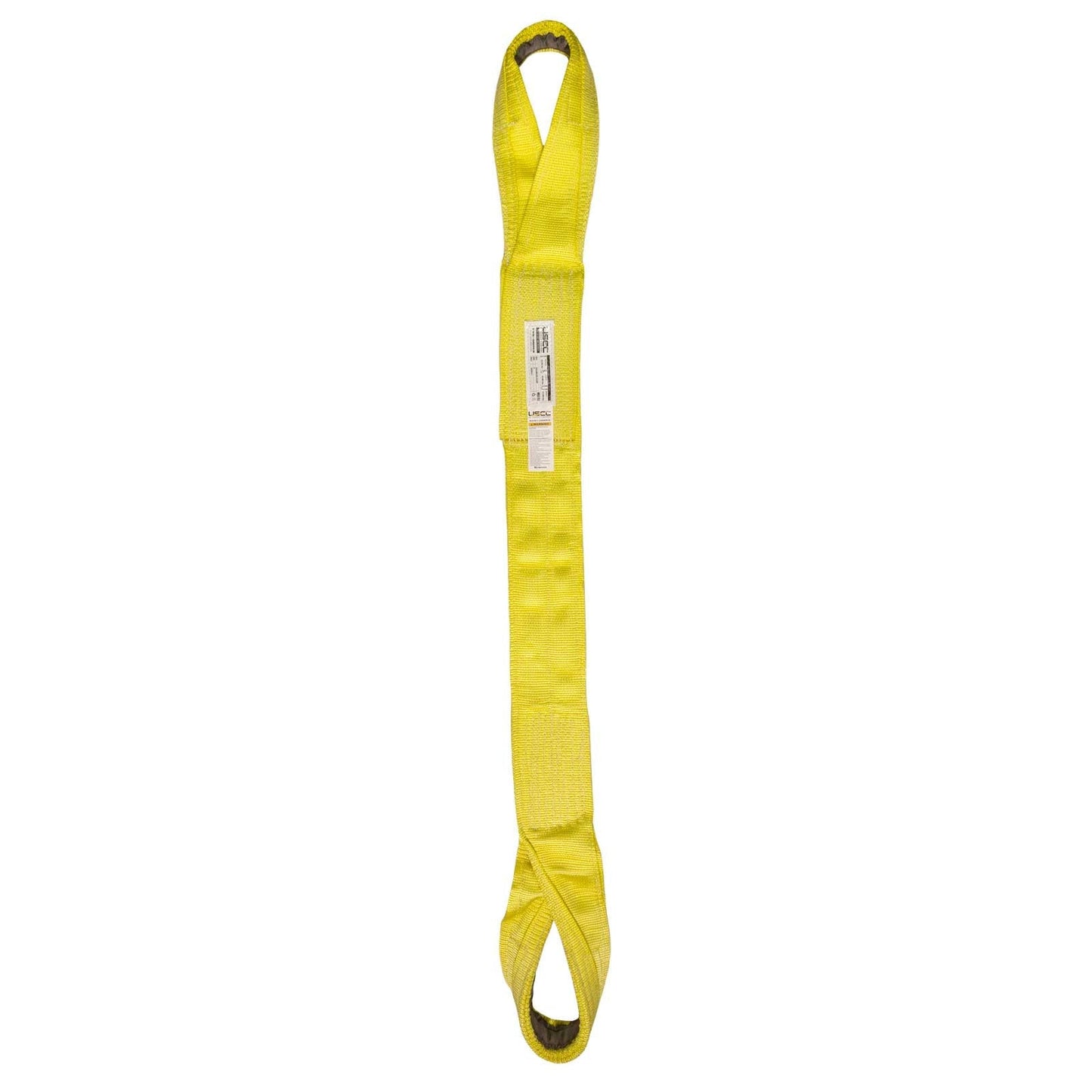 Nylon Lifting Sling - Twisted Eye & Eye | Reinforced Eyes - 5" x  16' - 4-ply