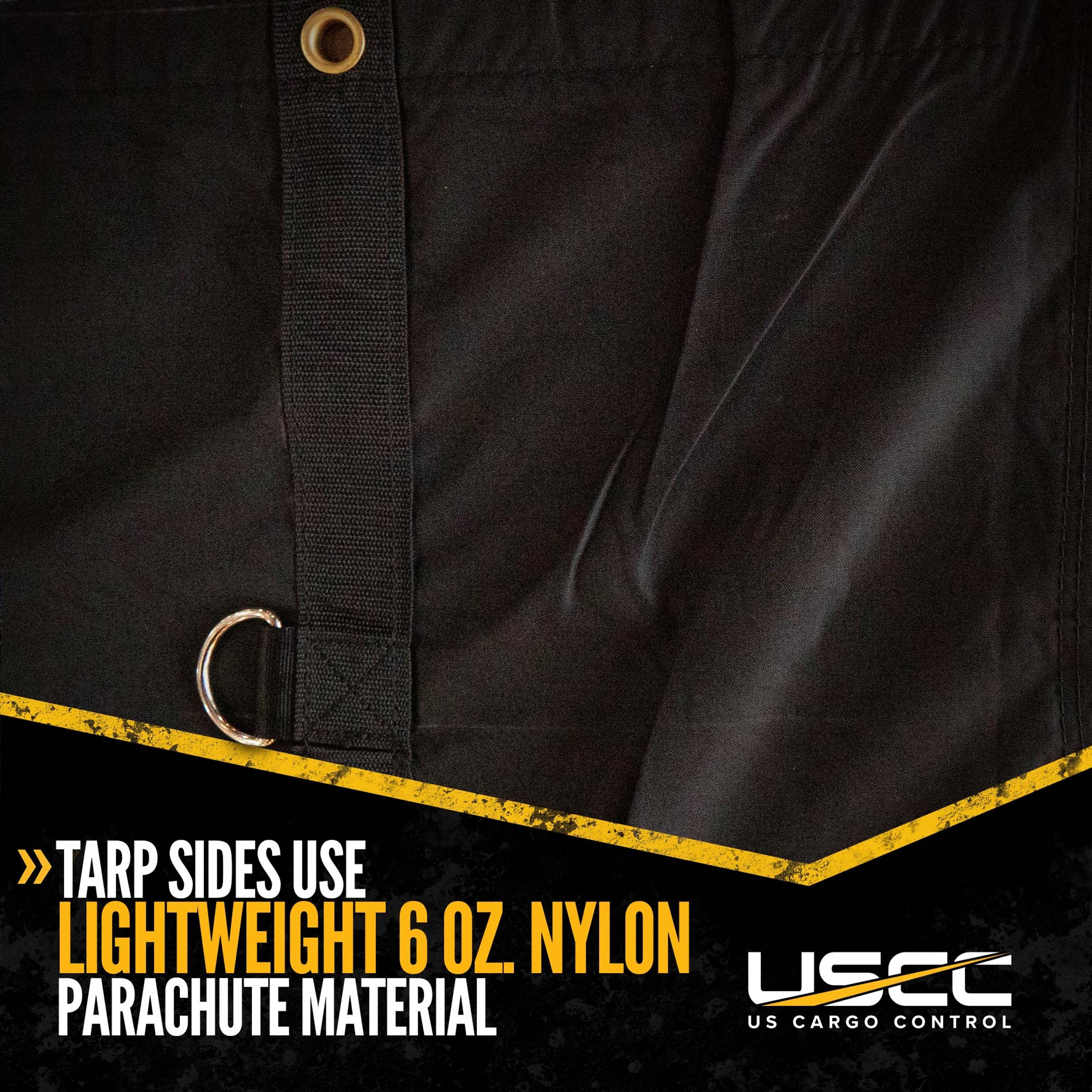20x27 Parachute Material Tarp | 6' Drop & Flap | 18 oz/6oz Airbag