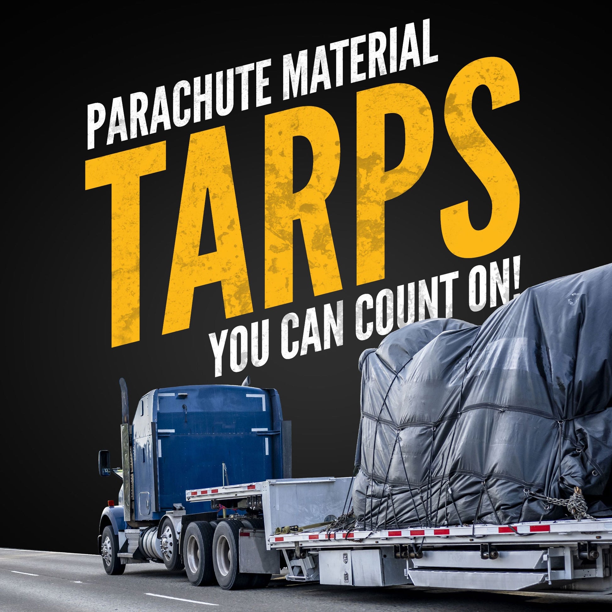 20' x 27' (6' Drop & Flap) Ultra Lightweight Parachute Lumber Tarp