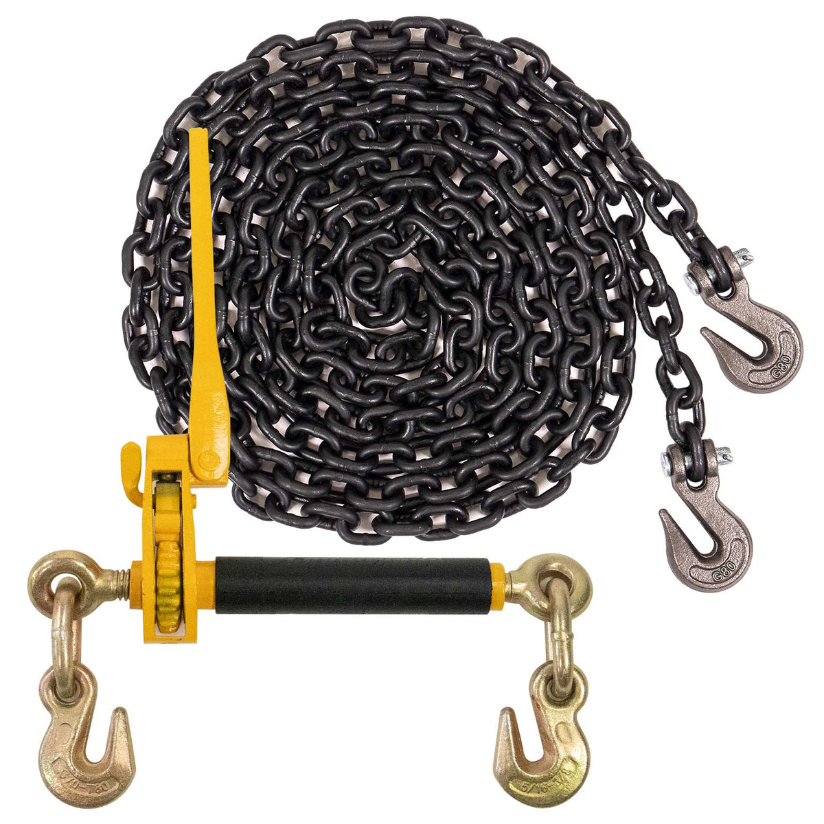 3/8" x 20' Grade 80 Chain and Binder Kit | Peerless QuikBinder Plus