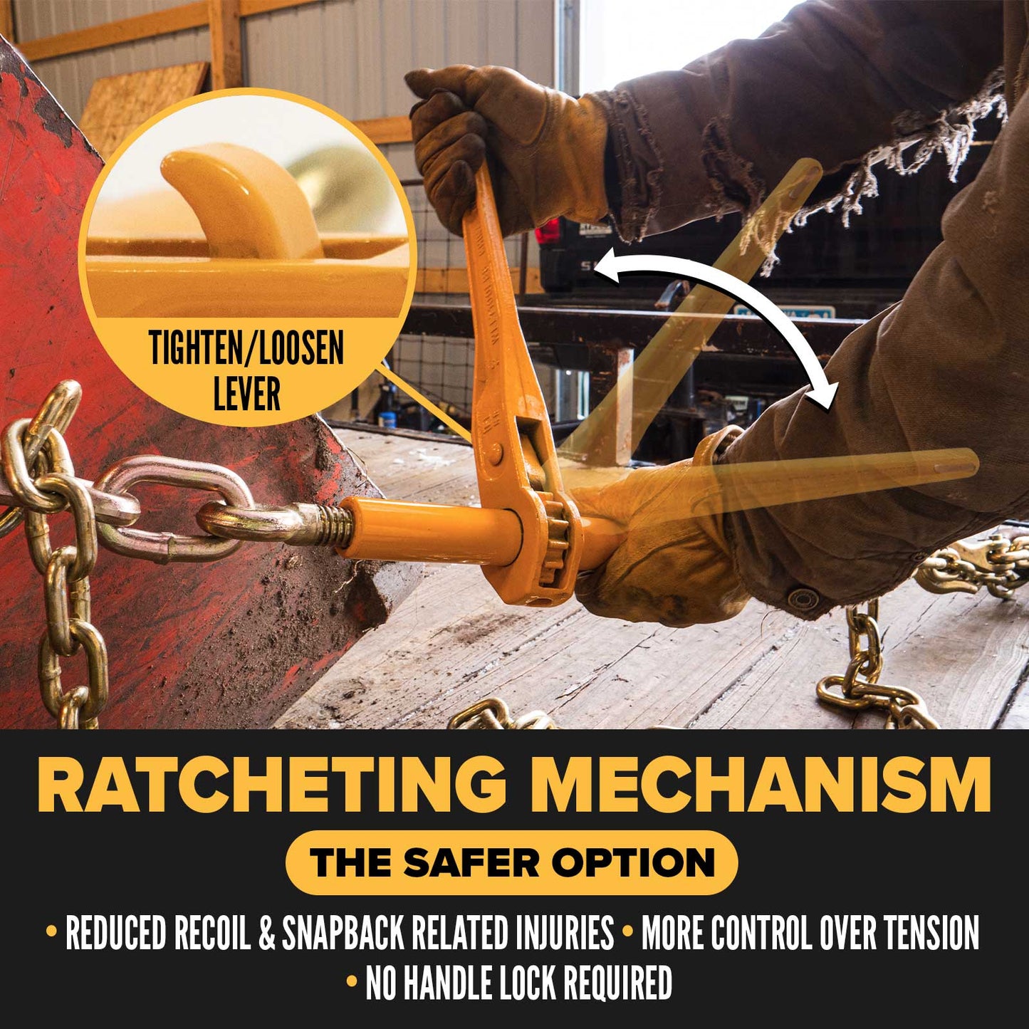 5/16" - 3/8" Peerless Ratchet Binder Plus Chain Binder
