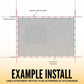 17' x 17' x 24' ANSI A10.11 Personnel Safety Net | 17,500 lbs.