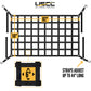 82" x 50" Long Bed Pickup Truck Cargo Net with Cam Buckles & S-Hooks | 2-Pack