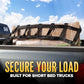 42" x 50" Short Bed Pickup Truck Cargo Net with Cam Buckles | S-Hooks