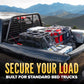 66" x 50" Standard Bed Pickup Truck Cargo Net with Cam Buckles & S-Hooks | 2-Pack