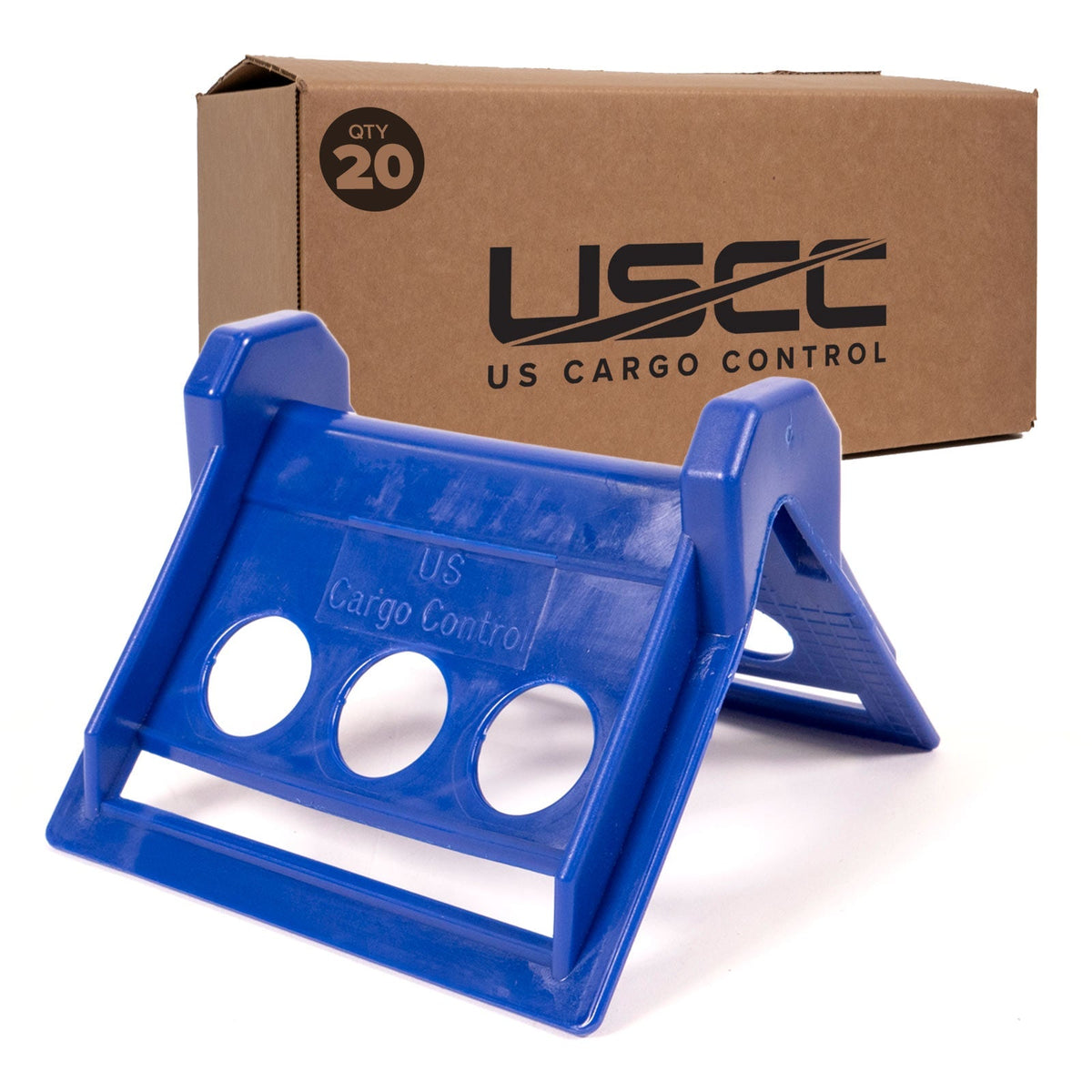 5.31" Plastic Corner Protector - Blue | 20-Pack