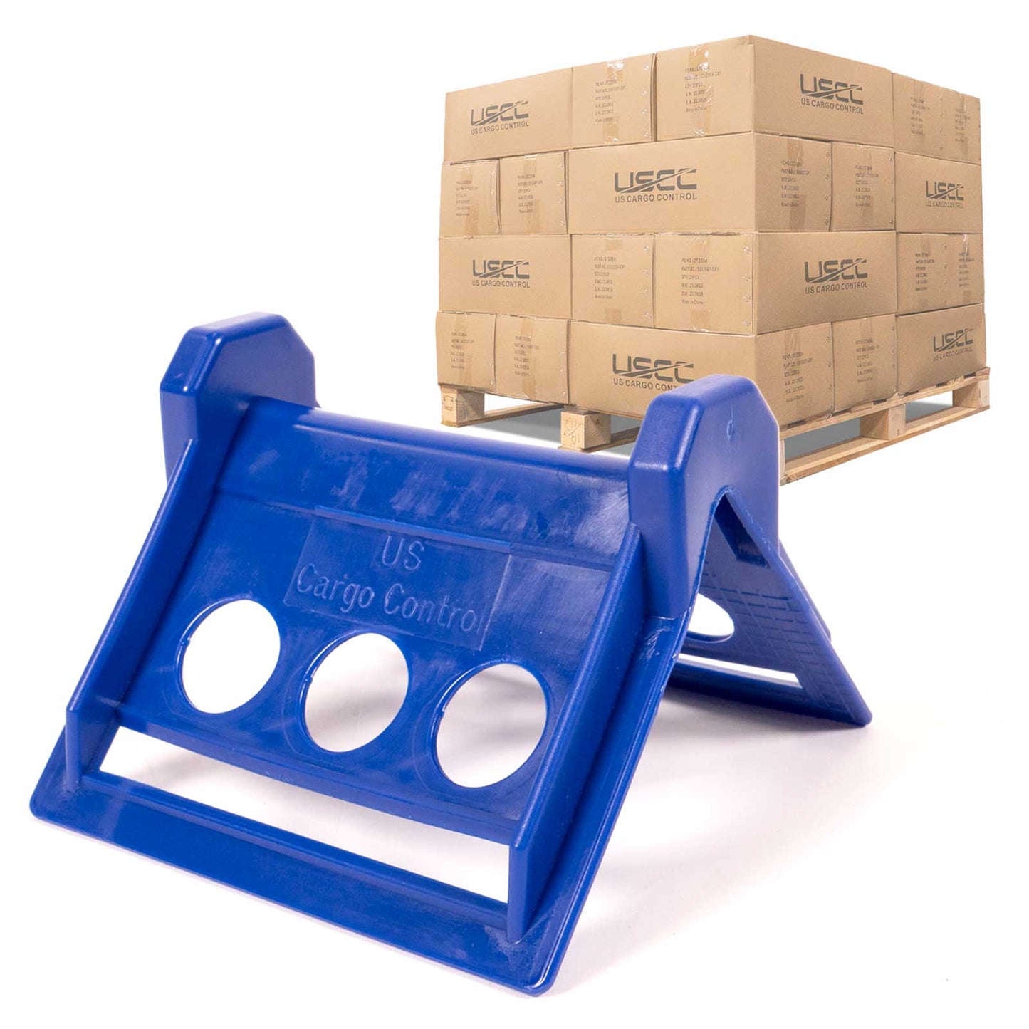 5.31" Plastic Corner Protector - Blue | 1800-Pack (Pallet)