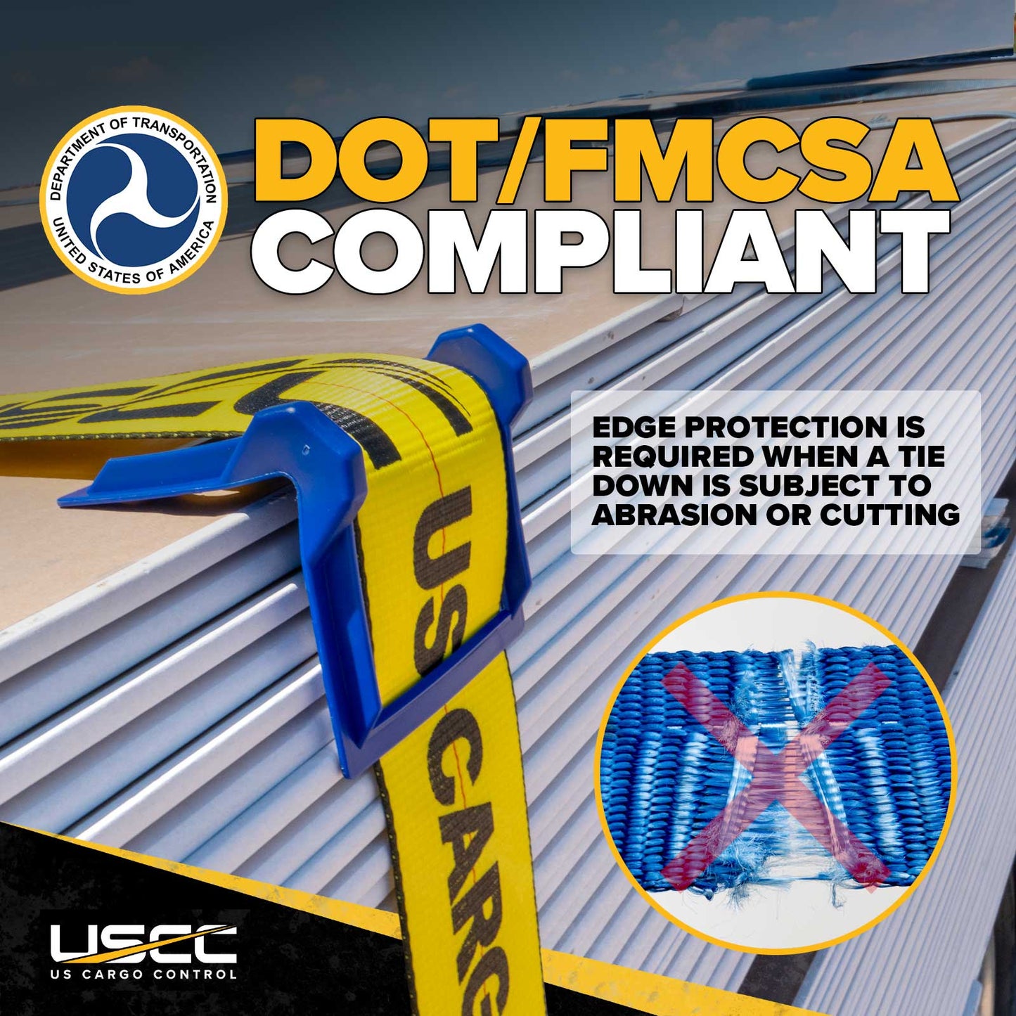 Plastic Corner Protector - Blue | 100-Pack