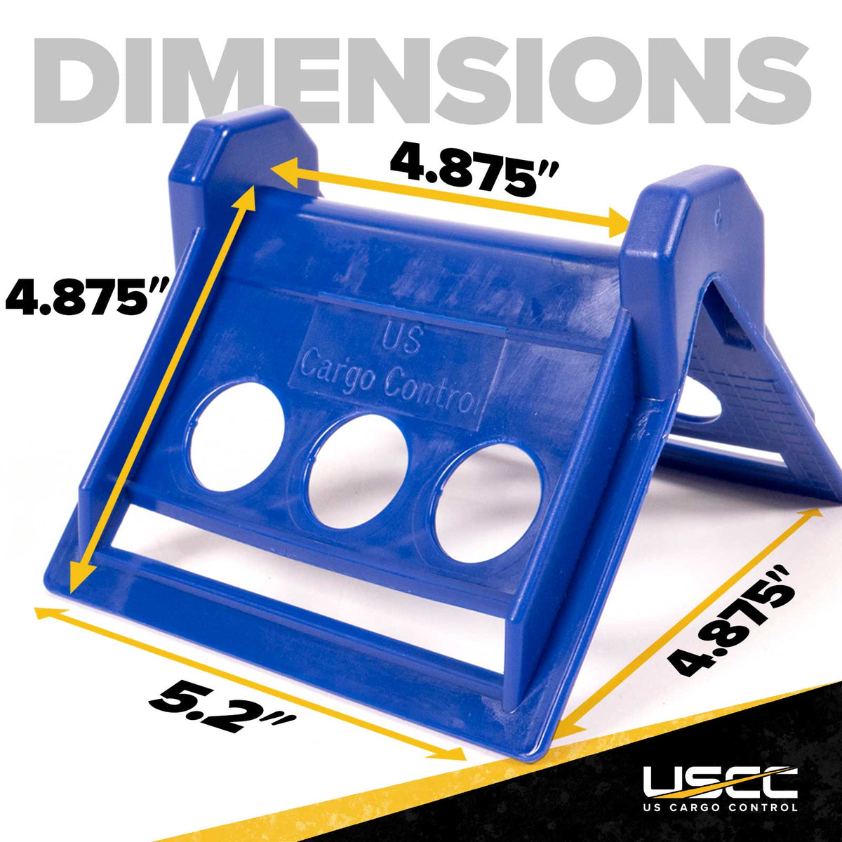 5.31" Plastic Corner Protector - Blue | 20-Pack