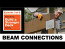 Simpson AC6 Adjustable Post Cap for 6X Beam - Zinc Galvanized ...
