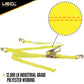 Car Carrier Tire Wheel Strap w/ Wire Hooks & Ratchet - 4 Pack