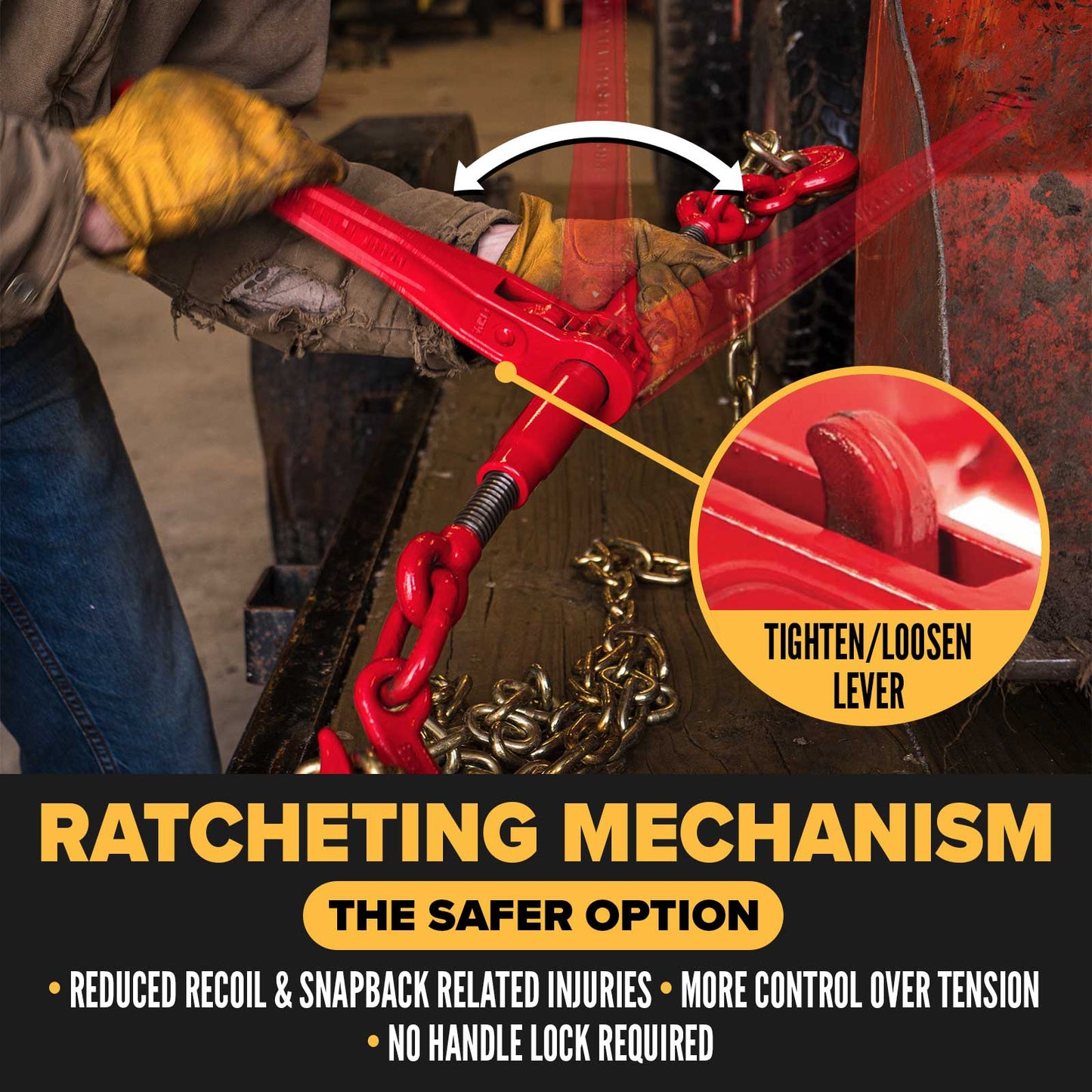 3/8" Ratchet Binder | 176-Pack (Pallet)