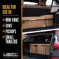Ratcheting Cargo Bar for Pickup with No-Slip Pads