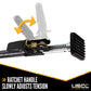 Ratcheting Cargo Bar for Pickup with No-Slip Pads