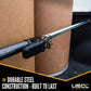 Ratcheting Cargo Bar for Pickup with No-Slip Pads
