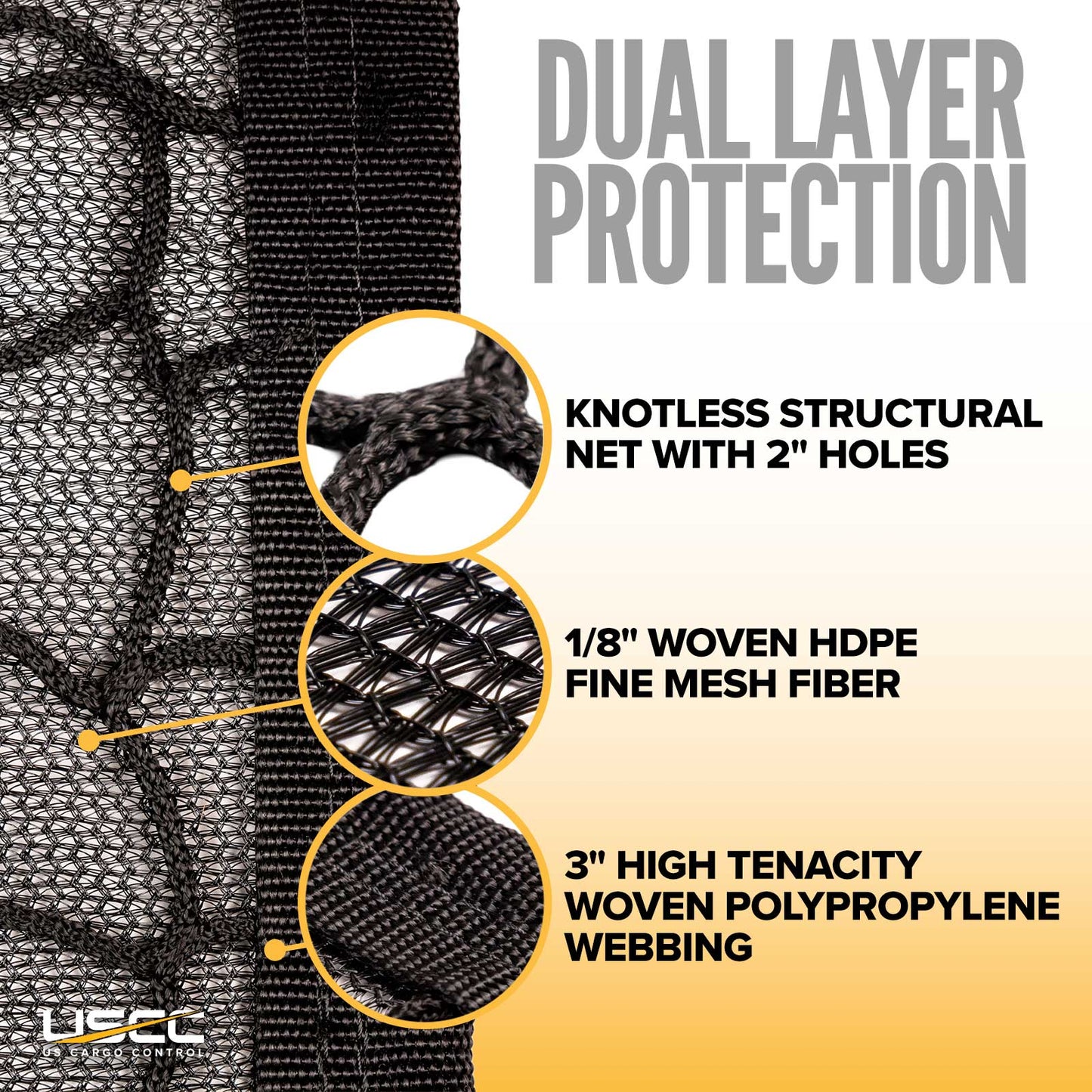 30' x 40' RocBloc® 2K Debris Net | 2,000 lbs.