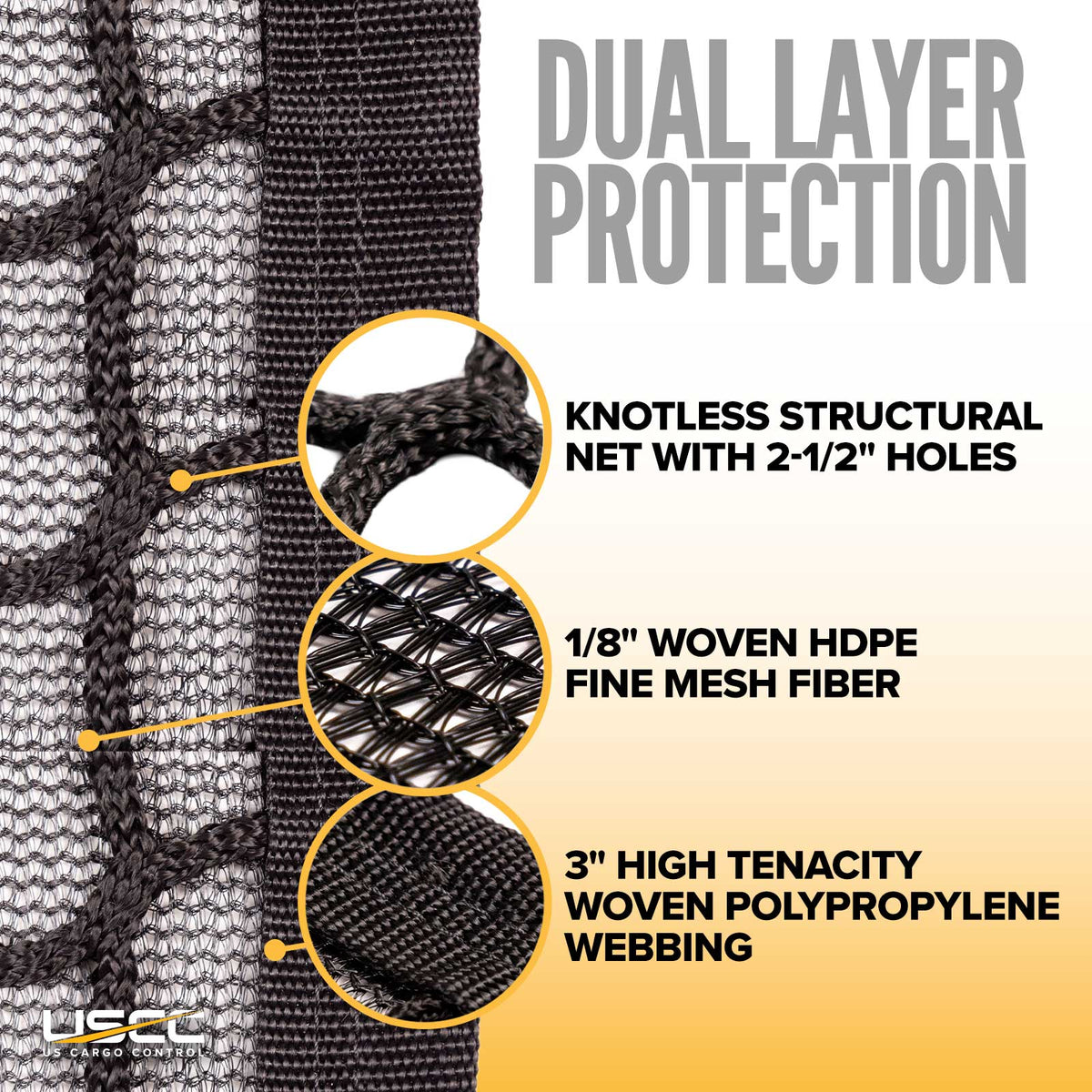 10' x 20' RocBloc® 5K Debris Net | 5,000 lbs.