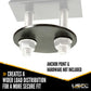 2" Bolt Plate for Single L-Track Anchor Point