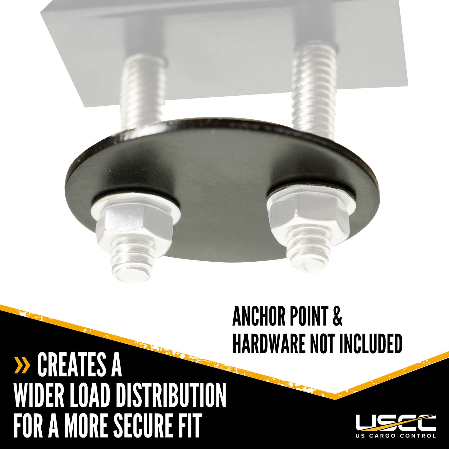 2" Bolt Plate for Single L-Track Anchor Point