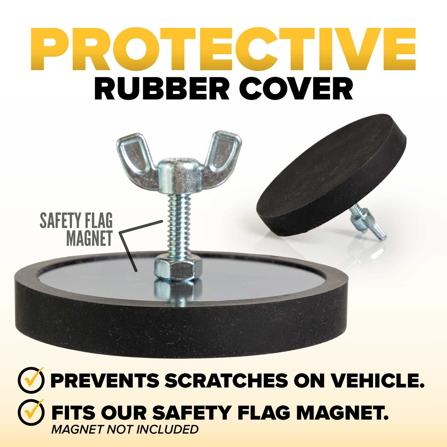 Round Magnet Cover | Black