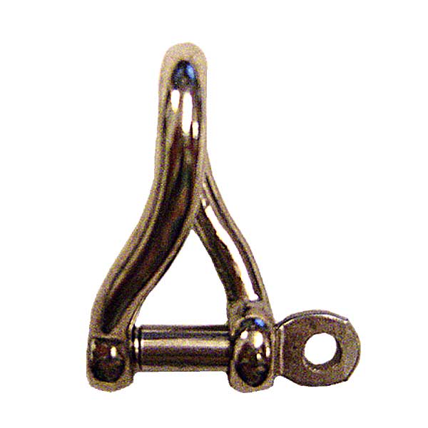 1/2" Screw Pin Twisted Shackle Stainless Steel