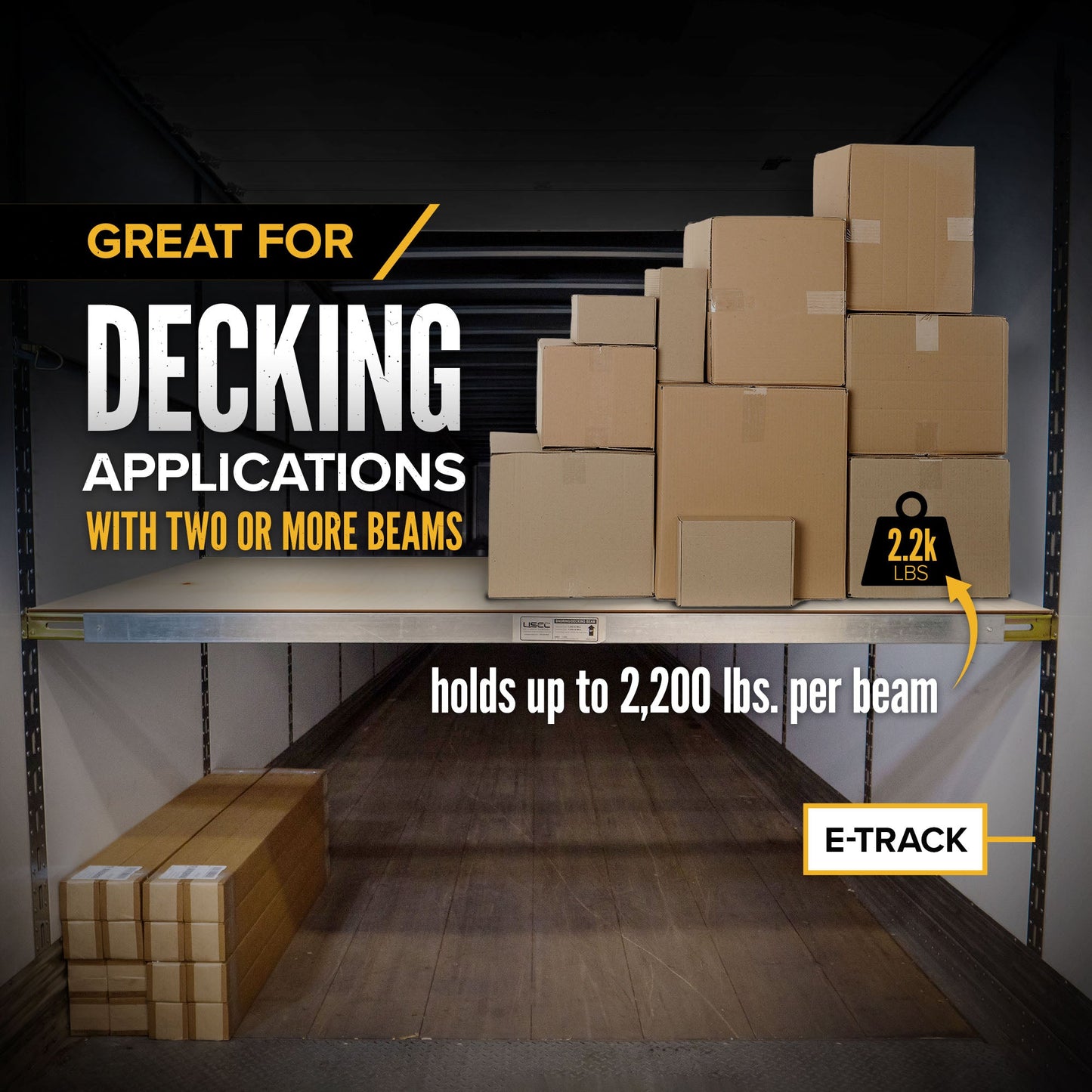 Aluminum Shoring Beam:  Extends from 92" - 102.9" - 4 Pack