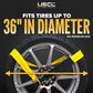 Side Mount Wheel Net with Ratchet and Flat Hook | 2' Cordura Wear Sleeve Included