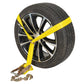 Side Mount Wheel Net w/ Ratchet & Chain Extension - 4 Pack