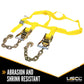 Side Mount Wheel Net W/ Cam Buckle & 2 Ratchets and Chain Extensions