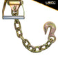 Side Mount Wheel Net W/ Cam Buckle & 2 Ratchets and Chain Extensions