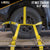 Side Mount Wheel Net with Cam Buckle & 2 Ratchets and Flat Hooks