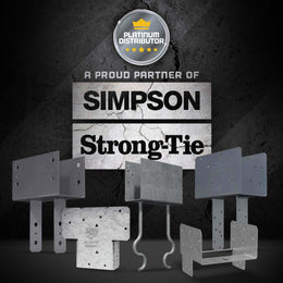 Simpson AC6Z Adjustable Post Cap for 6X Beam - ZMAX – Fasteners Plus