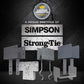 Simpson AC6Z Adjustable Post Cap for 6X Beam - ZMAX – Fasteners Plus