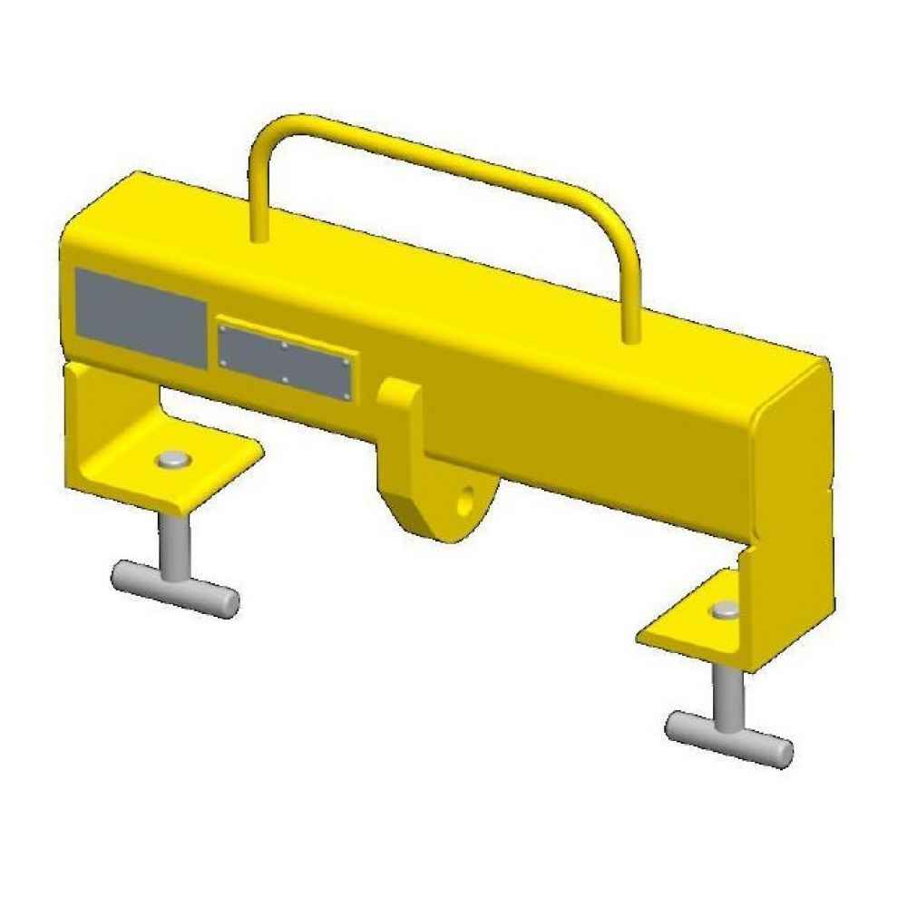 M&W Single Hook Forklift Beam - 10,000 lb.