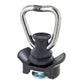 Single Stud L-Track Fitting with D-Ring | Black | 4,000 lbs. BS