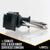 Single Stud L-Track Fitting with D-Ring | Black | 4,000 lbs. BS
