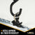 Single Stud L-Track Fitting with D-Ring | Black | 4,000 lbs. BS