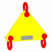 Small Length Lifting Beam (Shackle Top) -  500 Lb. Capacity - 2' Max Spread