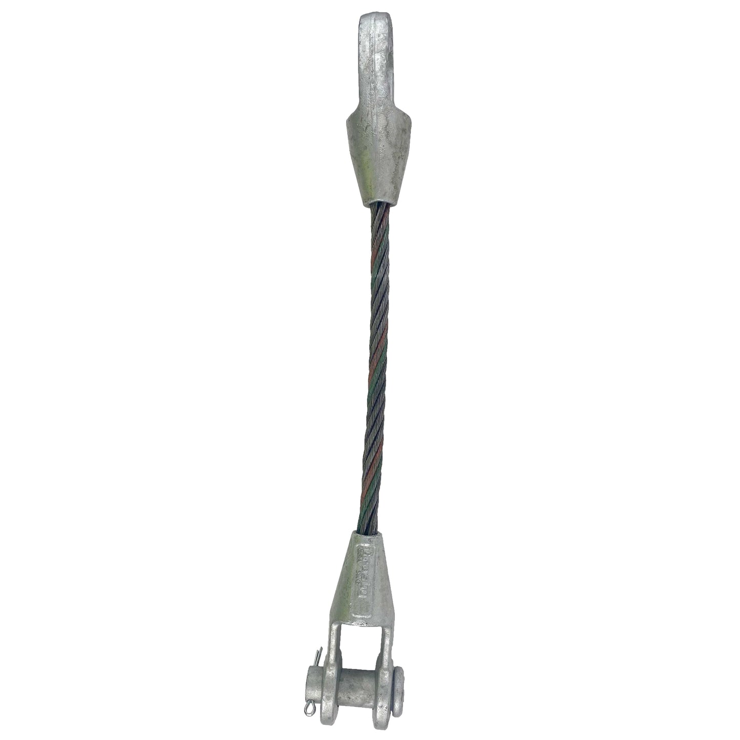1-1/4" x 14' Open and Closed Spelter Socket Wire Rope Sling